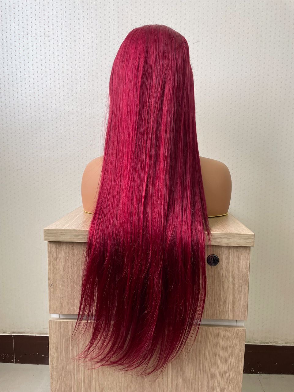 Frontal Colored Wigs Human Hair Wigs, Ginger,Burgundy,4/27 Wigs
