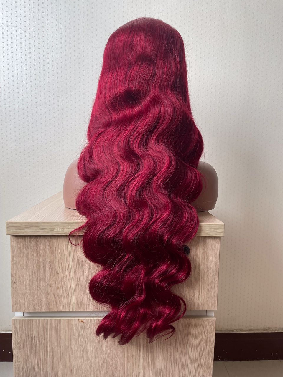Frontal Colored Wigs Human Hair Wigs, Ginger,Burgundy,4/27 Wigs